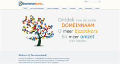 Desktop Screenshot of domeinenbank.nl